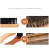 Shoe Brush with Pig Bristles for Cleaning - Image 6