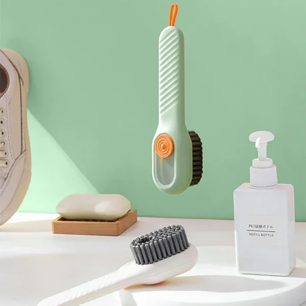 Shoe Brush Soft Bristles Long Handle Cleaning Tool - Image 2