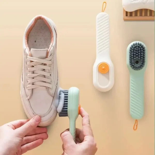 Shoe Brush with Soap Dispenser - Hydraulic Cleaner - Image 6